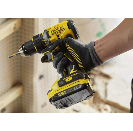 Дрель-шуруповерт аккумуляторный Li-lon 18В 80Нм STANLEY Fatmax SFMCD720B каталог