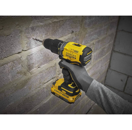 Дриль-шуруповерт акумуляторний ударний Li-lon 18В 2Аг 60Нм STANLEY Fatmax SFMCD715D2K купити за ціною в — Tools DeWalt