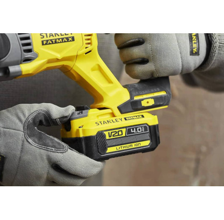 Перфоратор акумуляторний SDS-Plus Li-lon 18В 4Аг 2Дж Stanley Fatmax SFMCH900M22 ціна