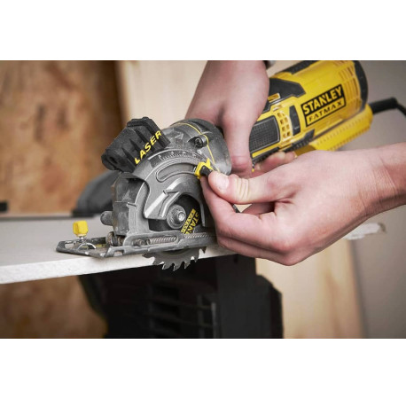 Пила циркулярна мережева 89мм 650Вт Stanley Fatmax FME380K В Тулс ДеВолт