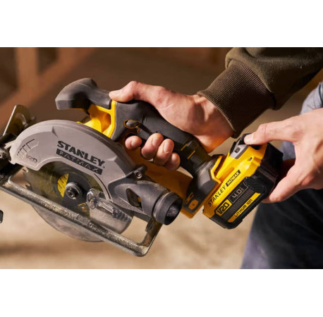Пила циркулярная аккумуляторная Li-lon 18В 165мм Stanley Fatmax SFMCS500B каталог