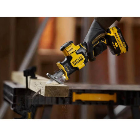 Пила сабельная аккумуляторная Li-lon 18В 2800ход Stanley Fatmax SFMCS305B стоимость