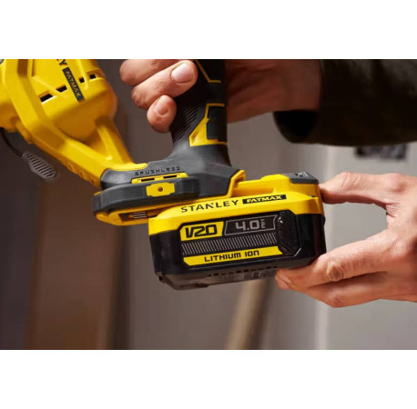 Пила лобзикова акумуляторна Li-lon 18В 4Аг Stanley Fatmax SFMCS650M2K В Тулс ДеВолт
