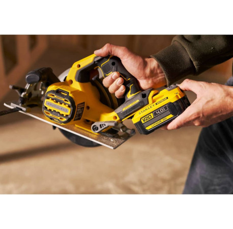 Пила циркулярная аккумуляторная Li-lon 18В 190мм Stanley Fatmax SFMCS550B каталог