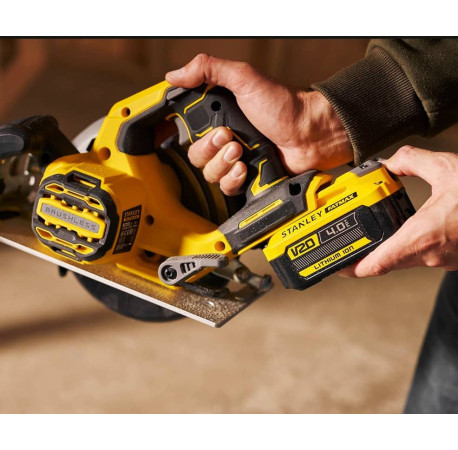 Пила циркулярная аккумуляторная Li-lon 18В 190мм Stanley Fatmax SFMCS550B купить по цене в — Tools DeWalt