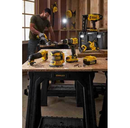 Пила циркулярная аккумуляторная Li-lon 18В 190мм Stanley Fatmax SFMCS550B 
