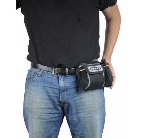 Сумка поясная Basic Stanley Personal Pouch для личных вещей и аксессуаров STANLEY 1-96-179 с другого ракурса