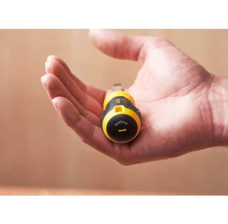 Отвертка Cushion Grip 45мм с параллельным жалом шлиц SL6.5 Stanley STHT16147-0 в магазине Tools DeWalt