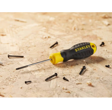 Викрутка Cushion Grip 60мм з паралельним жалом шліц SL2.5 Stanley STHT16151-0 з доставкою