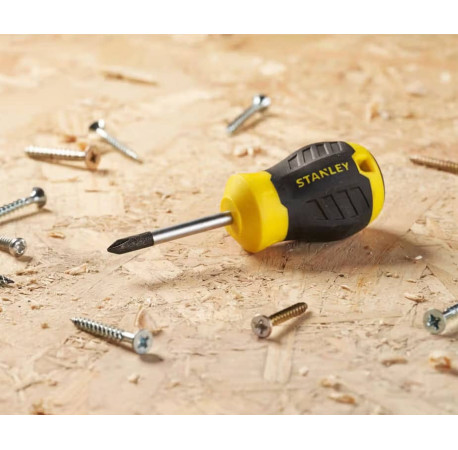 Викрутка хрестова Cushion Grip 45мм шліц Ph1 Stanley STHT16154-0 в магазині Tools DeWalt